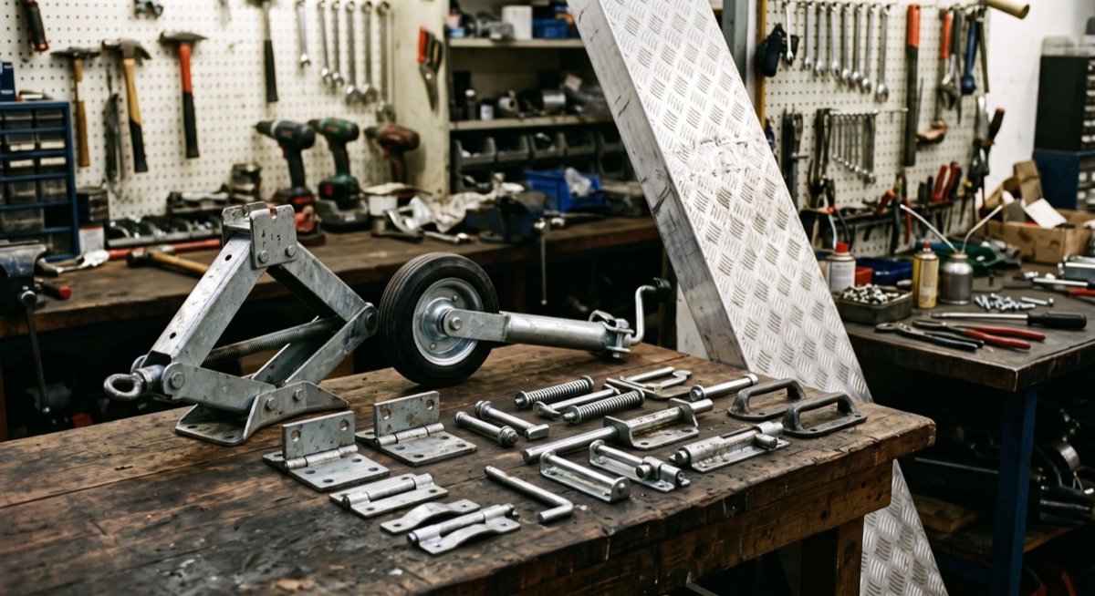 Rampes, portes et quincaillerie